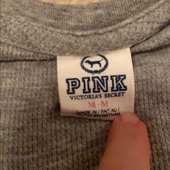 Pink by Victoria’s Secret v-neck thermal - Picture 5 of 6